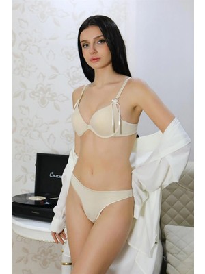 Marsilyan™-  Kadın Destekli Sütyen Takım 3713 Ten