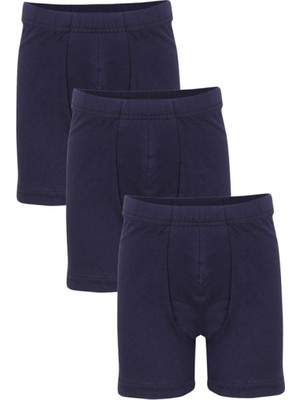 Marsilyan™-  Erkek Çocuk 3'lü Lacivert Boxer