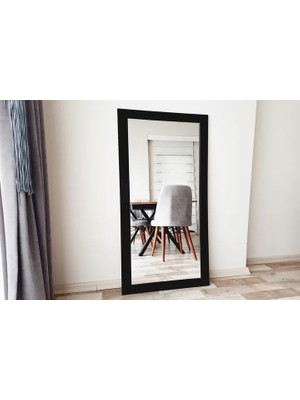 Vivense Dfn Wood Duvar Aynası Siyah, 130X60