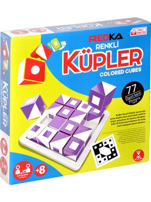 Redka Renkli Küpler Q-Bitz, Sihirli Küpler, Qbitz, Qbig, Zeka Eğlenceli Aile Oyunu 2-4 Oyuncu için 7+ Yaş Strateji ve Beceri Oyunları