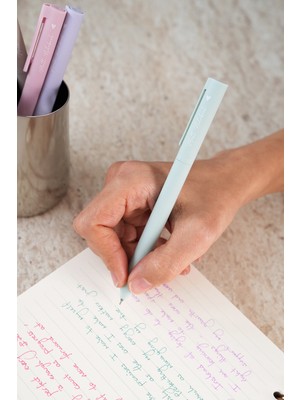 Matt Notebook 0.5 mm 6'lı Jel Kalem Seti Pastel Renklerde Günlük Kullanım İçin Ergonomik Tasarım