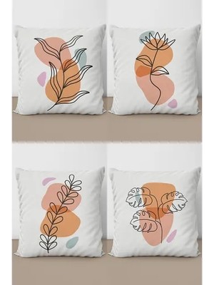 Vivense Flower Dörtlü Kırlent Kılıfı 921