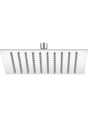 Ahlez 20x20 cm Paslanmaz Kare Ultra İnce Duş Başlığı Modern Tasarım ve Kolay Montaj Özellikleriyle