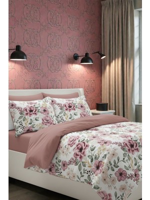Rimo Home Çift Kişilik Nevresim Takımı Çarşafı Lastikli
