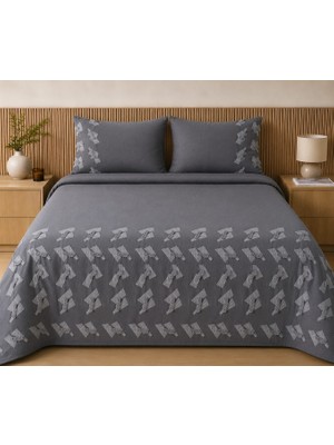 Lena Maison Bohem Şönil Nakışlı Çift Kişilik Yatak Örtüsü 240X260 cm