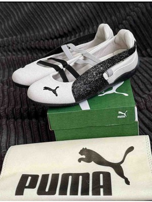 Puma Bella Ballet Kadın Sim Detaylı Spor Babet Ayakkabı