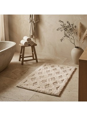 Penelope Nexa Banyo Paspası Bej - 60X100 cm
