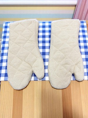 Alopex Fox Dokuma Fırın Eldiveni Çift (2'li) 35 cm