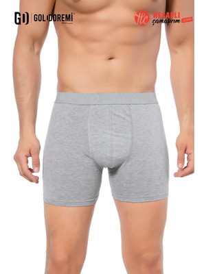 Lüx Drm Gd Goldoremi 692 Premium Seri Erkek Pamuklu Likralı Yüksek Kalite Paçası Katlanmaz Zeus Boxer