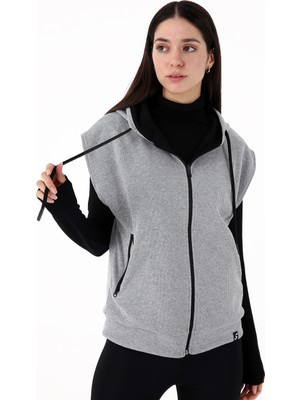 Scorp Impact Reversible Kadın Çift Taraflı Yelek Gri
