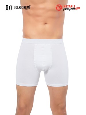 Lüx Drm Gd Goldoremi 692 Premium Seri Erkek Pamuklu Likralı Yüksek Kalite Paçası Katlanmaz Zeus Boxer