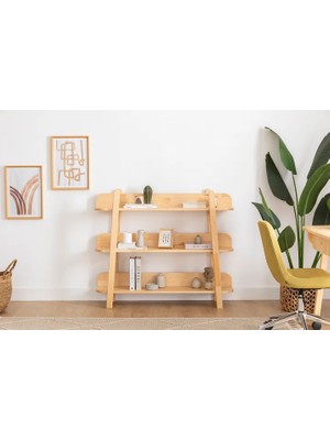 Vivense Moon Mini Kitaplık, Naturel