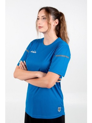 Diadora Alto 25 Antrenman Tişört Saks Mavi