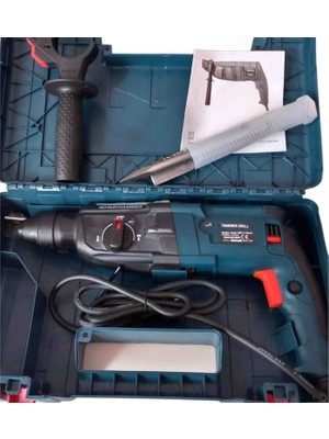 ASD Kırıcı Delici Matkap Hilti Seti - Keski Murç ve 3'lü Beton Delme Uçlu Çantalı  850W
