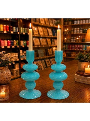 Bavella Elegant Vintage Şamdan-Mumluk