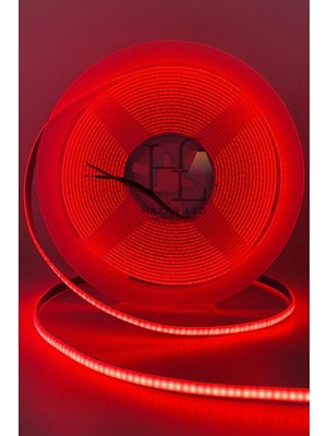 Hazar Led 5 Volt 5mm 400 Ledli Ince Esnek Cob Şerit LED Kırmızı IP20 5 Metre