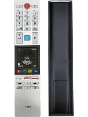 Toshiba CT-8543 Lcd-Led Netflix Youtube Prime Video Tuşlu Tv Kumandası