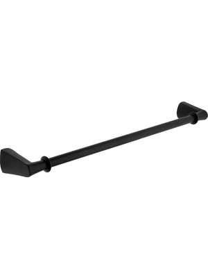 Vitra Base 800 A4408336 Uzun Havluluk, Mat Siyah