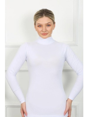 Marsilyan™-  Bayan Uzun Kol Boğazlı Body 247