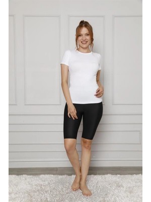 Marsilyan™-  Microfiber Diz Üstü Tayt 5867