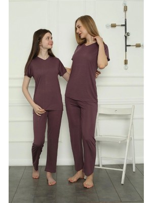 Marsilyan™-  Anne Kız Aile Penye Pijama Takım Ayrı Ayrı Satılır. Fiyatları Farklıdır 50106