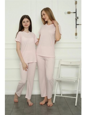 Marsilyan™-  Anne Kız Aile Penye Pijama Takım Ayrı Ayrı Satılır. Fiyatları Farklıdır 50107