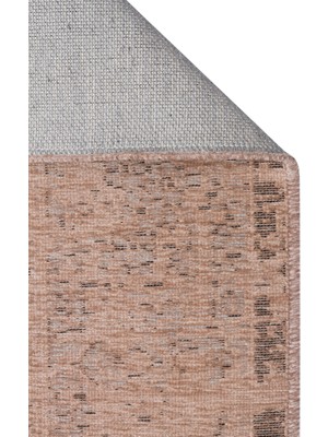 Akbel Halı Liza LIZ 06 Vizon XW - Düz Pamuk Dokulu Kilim Kaymaz Tabanlı, Yıkanabilir, Uzun Ömürlü Kilim