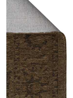Akbel Halı Liza LIZ 03 Yeşil XW - Düz Pamuk Dokulu Kilim Kaymaz Tabanlı, Yıkanabilir, Uzun Ömürlü Kilim