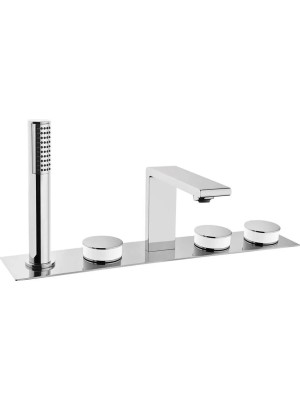Vitra Memorıa Küvet Bataryası (5 Delikli) (Krom-Beyaz) A4231657