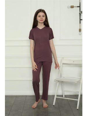 Marsilyan™-  Kız Çocuk Penye Pijama Takım 20399