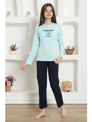 Marsilyan™-  Kız Çocuk Penye Pijama Takım 20421