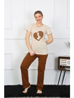Marsilyan™-  Kısa Kol Penye Pijama Takımı 4209