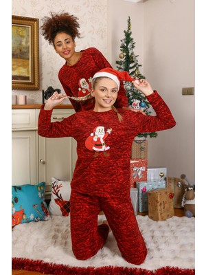Marsilyan™-  Welsoft Kadın Polar Sevgili Kombini Pijama Takımı 50125 Tek Takım Fiyatıdır