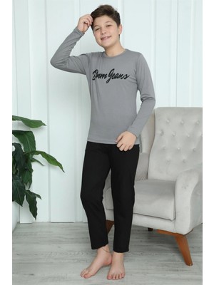 Marsilyan™-  Erkek Çocuk Penye Pijama Takım 20416