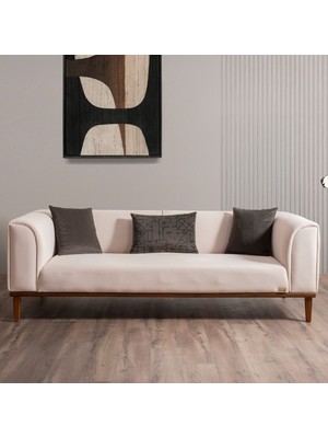İyena Home Living Pierro 3'lü Koltuk Krem