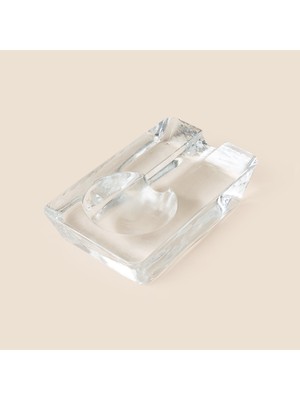 Alegre Glass Bore Puro Küllük - Şeffaf - 17X10 cm
