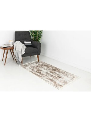 Vivense Life Makine Halısı 6030, Saçaklı, Bej, 100X300
