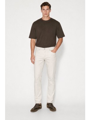 Vena Richard Slim Fit 5 Cep Parça Boya Pantolon-Taş