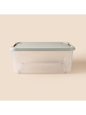 Simple Living Agata Organizer Kutu - Şeffaf - 40 Lt
