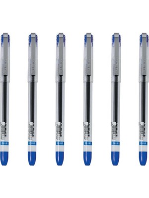 Dong-A My-Gel Mavi İğne Uçlu Kalem 0,5 mm 6'lı Set Renkli Yazım İçin Uygun