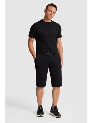 U.s. Polo Assn. Erkek Siyah Şort (Örme) 50322331-VR046