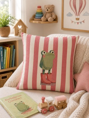 Pikko Home Hikaye Arkadaşları Dijital Baskılı Polyester Kırlent Kılıfı(Kr)