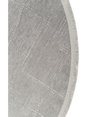 Akbel Halı LIZ 02 GREY Q  - LIZA KILIM - Hav Toz Vermez Kaymaz Tabanlı Yıkanabilir Düz Renk Kilim