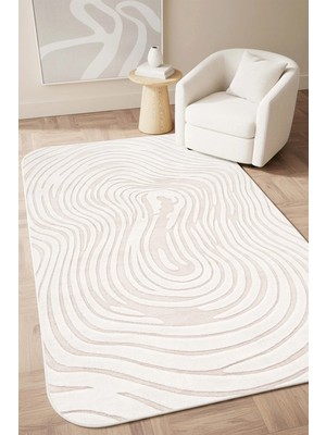 West Home Makinede Yıkanabilir Kaymaz Taban Leke Tutmaz Dijital Salon Halısı Mutfak Halısı ve Yolluk