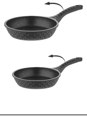 Taç Bella Döküm 2 Li Set 20-26 cm Tava Siyah