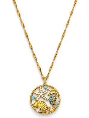 Venüs Design Deniz Atlı Yıldızlı Kolye