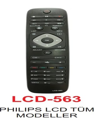 Pazarcan LCD Tüm Modellere Uygun Kumanda LCD-563