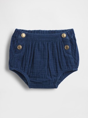 Gap Bebek Koyu Mavi Pamuk Gauze Denim Sailor Şort