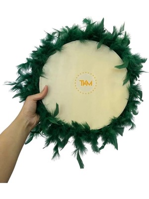 Tekin Kına Otrişli Deri Gelin Defi 28CM