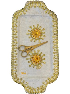 Tekin Kına Nişan Tepsisi (Kadife)